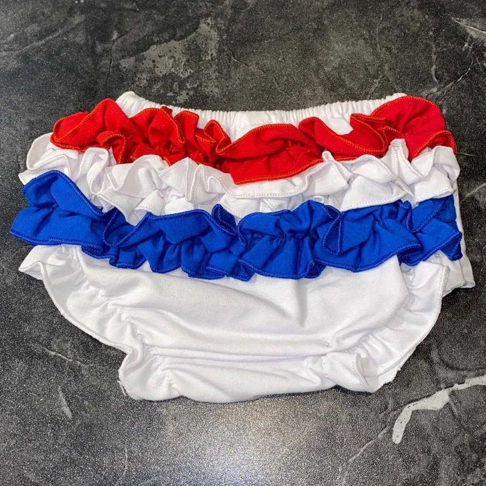 🇺🇸 Ruffle Butt Bow Diaper Cover